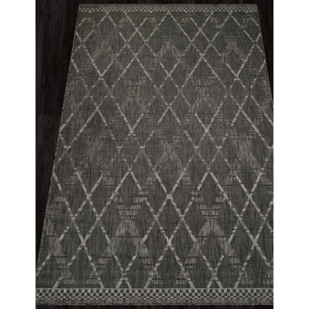 Rectangular carpet Merinos Kair, size 140x200 cm, Gray color-1