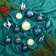 Set of jewelry plastic 36 pcs "Festive mood" Blue, mix