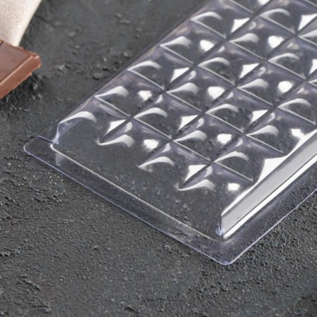 Form for chocolate and sweets "Cylinders", 20 × 10.5 cm, the color is transparent-1