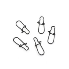Carabiner Namazu Pro Nice Snap, Carbon color, p. 4. Test-35 kg, packaging 5 pcs.
