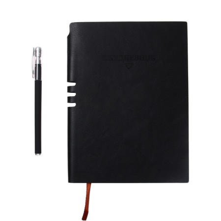 The diary is low, PVC cover, A5 format, 140 l, cell, with a pen, classic, mix-8