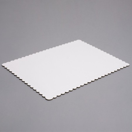 The substrate is reinforced, rectangular, wave, 30 x 40 cm, white-black, 3.2 mm-1