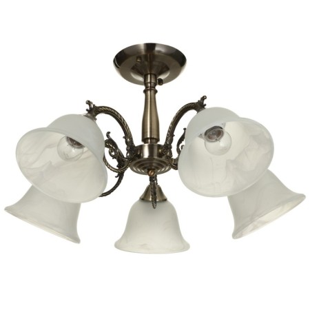 Economic Service Chandelier "Classic" 5x60W E27 bronze 66x66x36 cm
