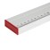 Aluminum scrap level, 2 eye, ruler, 600 mm