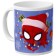 New Year mug 350 ml, spiderman