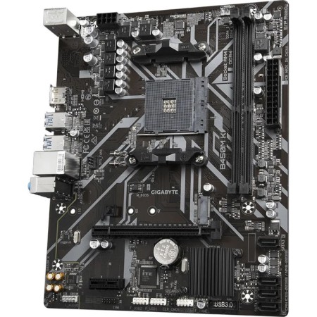 Motherboard Gigabyte B450M K SOC-am4 AMD B450 2XDDR4 MATX AC`97 8ch (7.1) GBlan RAID+H 102934-3