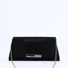 Clutch on magnet, long chain, black color