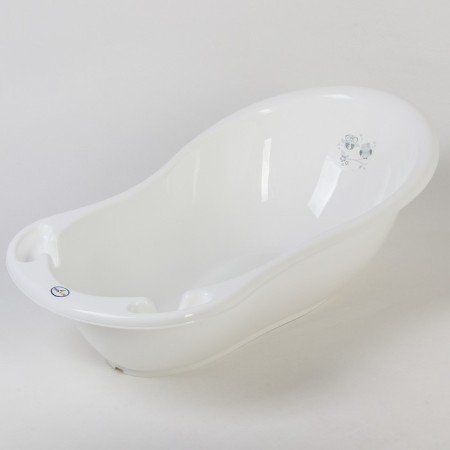 Children's bath "Owls" 86 cm, white color