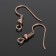 Schwenzi-crush with bead (set of 5 pairs), color black copper