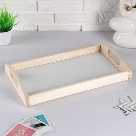 Wooden tray "country", array, 25 × 45 × 6.5 cm-1