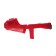 Muzzle mesh with double fixation, size S, red