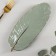Ceramic serving dish "leaf", 25.5 × 9.5 × 2.5 cm, green color