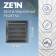 Ventilation grate Zein Lux RM3030SR, 300 x 300 mm, with a grid, metal, silver