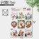 Paper stickers "Magic Forest", 11 x 15.5 cm, New Year