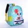 Baby backpack on lightning, turquoise color