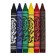 Locks wax 6 colors, "kalyaka-small", three-sided