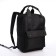 Young backpack from textiles with a zipper, a laptop department, 4 pockets, black color