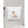 Organizer in a bath on suction cunning foxes, for storing toys and trifles, size 33x39 cm