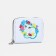 Children's wallet with lightning, green color