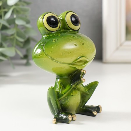 Souvenir Polystone Lak "Frog" 7x5x10.5 cm-1