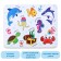 Soft puzzle for kids in the frame "Sea inhabitants", 8 parts, crumb I
