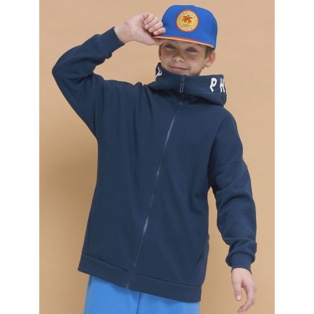 Sweatshirt for boys, height 116 cm, dark blue color-8