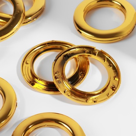 Curtains, d = 4.3/6.5 cm, 10 pcs, the color of the gold-1