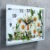 Carty clock is wall, interior "chamomiles", silent, 25 x 35 cm