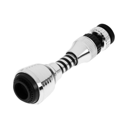 Zein Z3604, rotary, on a hinge, flexible, 2 modes, chrome/black