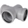 Cross sewer stout SKB-0018-011087 D = 110 mm, 87.5 °, 1-plane, silent