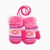 Mittens for children, pink color, size 13 (2-4 years)