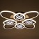 Causteen with PDU 1162/8CF LED 160W 3000-6000k Dimmer Coffee 70x70x10 cm Bayerlux