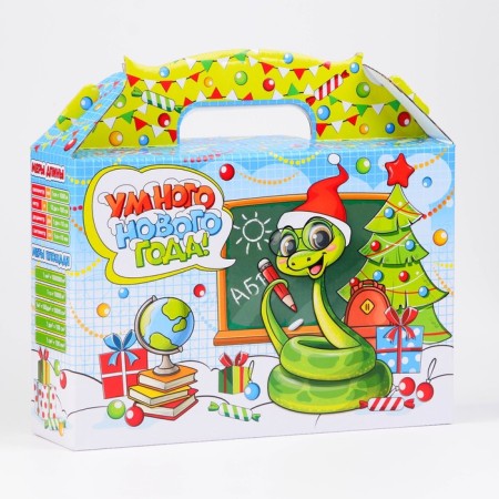 Box a gift New Year's casket "Smart NG" 25.7 x 23 x 6.6 cm-1