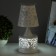 Aroma lace with backlight "Flowers" E27 40W+RGB white 13x13x30 cm