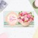 Money envelope "Happy Birthday!" Flowers in a cup, 18.5 x 8.5 cm