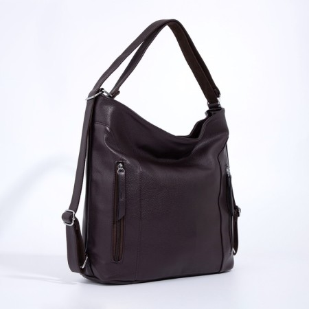 Love bag with lightning, brown color-2