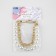 A chain for a bag, with pearls, d = 14 mm, 2.3 × 16 × 11.5 mm, 30 cm, gold color