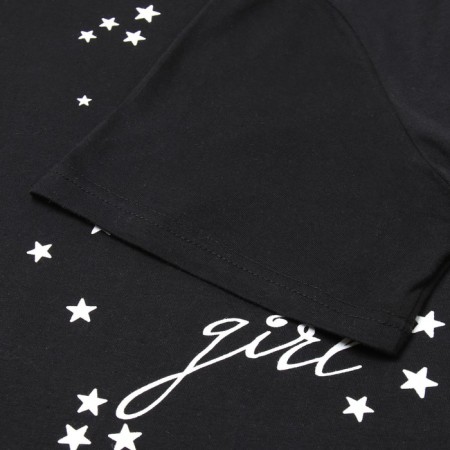 Women's home set (T -shirt/Bridges), black/gray color, size 52-2