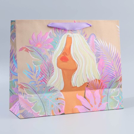 Gift Crafts with a plastic window, packaging, “tenderness”, 31 x 26 x 11 cm-2