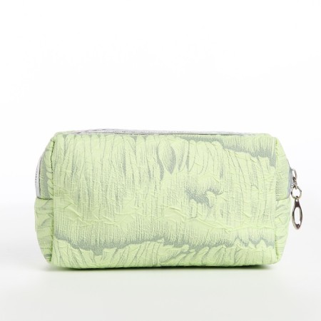 Lightning cosmetic bag, green color-1