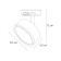 Crutal lamp Arte Lamp Intercrus A5547PL-1WH, GX53, 15 W, 8.5x8.5x4.6 cm, white