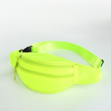 Lightning waist bag, 2 pockets, lemon color