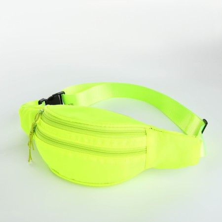 Lightning waist bag, 2 pockets, lemon color