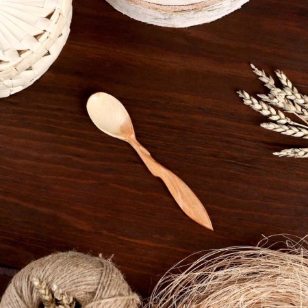 Spoon "Tea", juniper, 3x17 cm