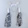 New Year's carnival set "Snowflake 1" (rim+ pompons), for the New Year