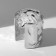 Bracelet Metal "Cuff" with recesses, silver color