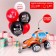 A set of balloons “Happy Birthday, Champion”, Latex, 7 pcs.