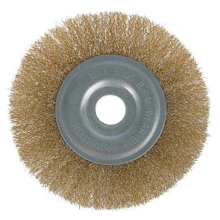Metal brush for ushm scrap, flat, landing 22 mm, 150 mm-3