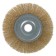 Metal brush for ushm scrap, flat, landing 22 mm, 150 mm