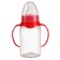 A bottle for feeding, a classic throat, 150 ml., From 0 months, cylinder, with handles, mix color